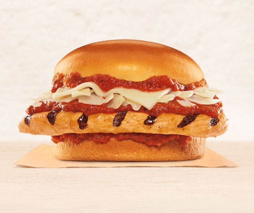 Burger King Grilled Chicken Parmesan Sandwich Nutrition Facts
