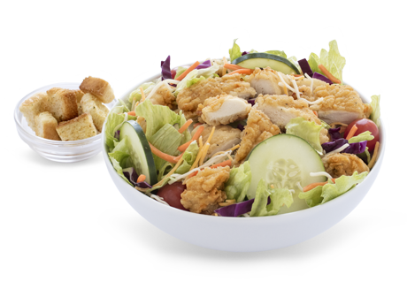 Bojangles Homestyle Chicken Tenders Salad Nutrition Facts