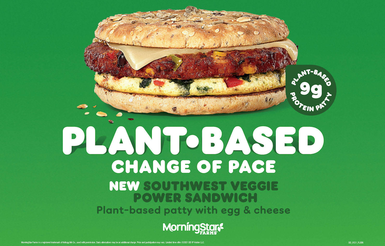 Dunkin Donuts Southwest Veggie Power Sandwich Nutrition Facts