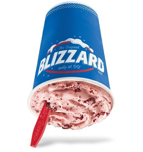 Dairy Queen Red Velvet Cake Blizzard Nutrition Facts