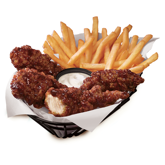 Dairy Queen Honey BBQ Glazed Chicken Strip Basket Nutrition Facts