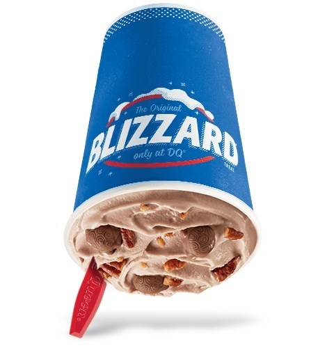 Dairy Queen Fudge Pecan Turtles Blizzard Nutrition Facts