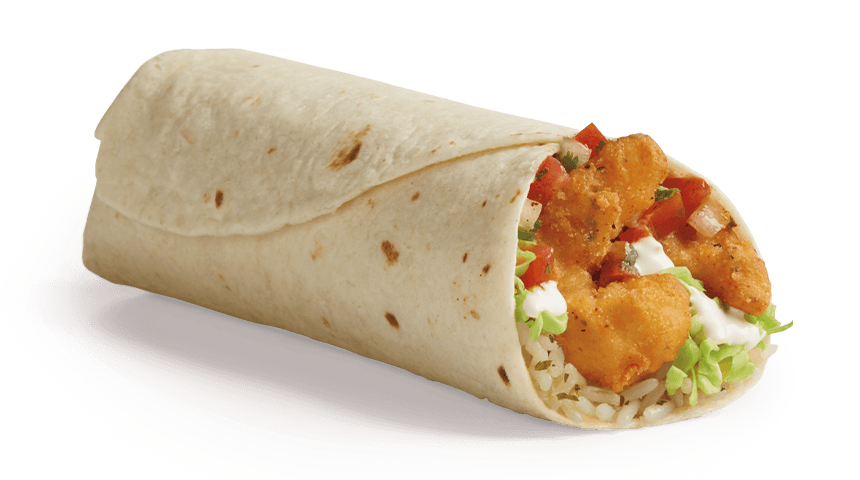 Del Taco Crispy Jumbo Shrimp Burrito Nutrition Facts