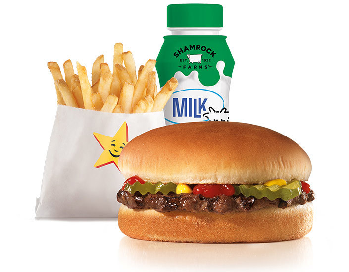 Hardee's Hamburger Kids Meal Nutrition Facts