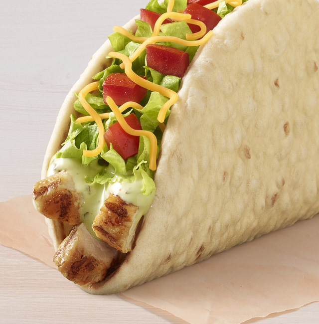 Taco Bell Loaded Chicken Flatbread Taco Nutrition Facts