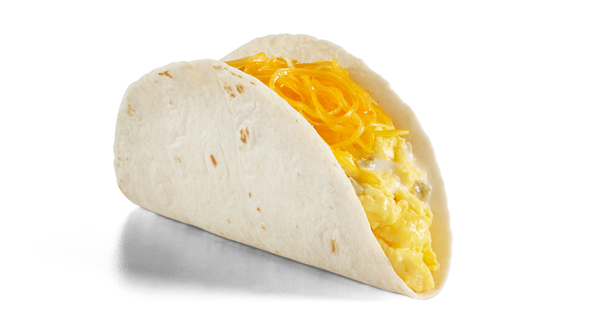 Del Taco Egg & Cheese Double Cheese Breakfast Taco Nutrition Facts