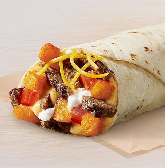 Taco Bell Steak Nacho Fries Burrito Nutrition Facts