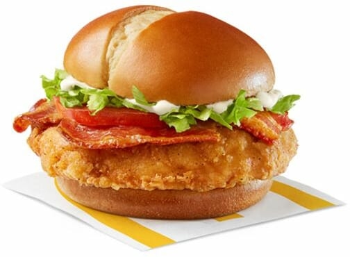 McDonald's McCrispy Bacon Deluxe Nutrition Facts