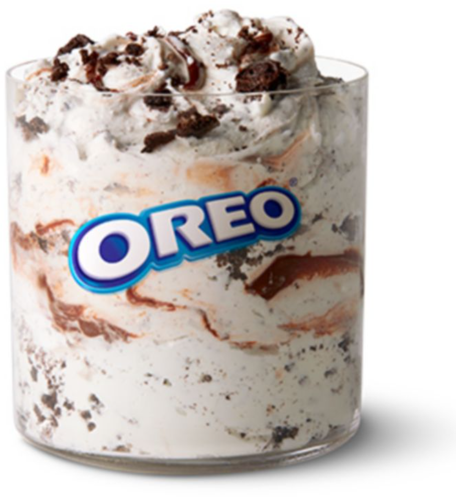 McDonald's Snack Size Oreo Fudge McFlurry Nutrition Facts