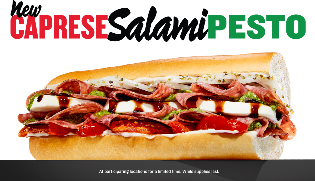 Jimmy Johns Caprese Salami Pesto Nutrition Facts