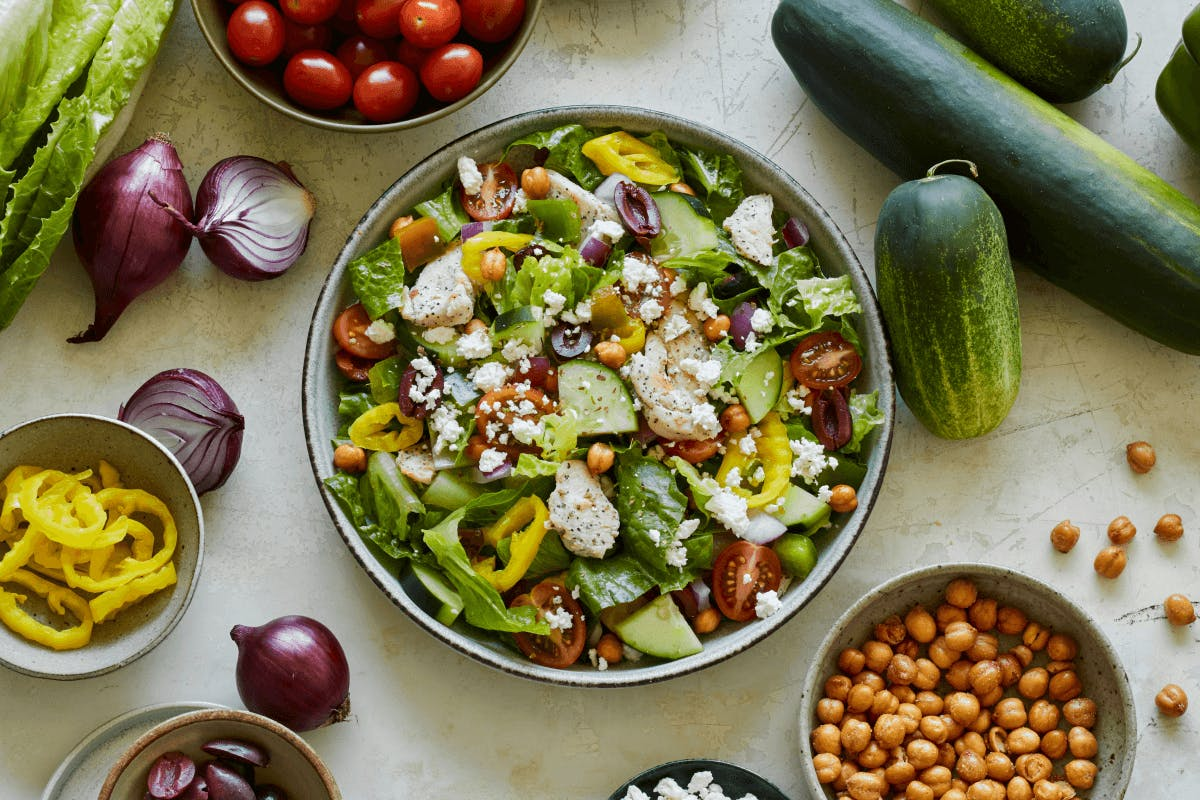 Honeygrow Greek Out Salad Nutrition Facts