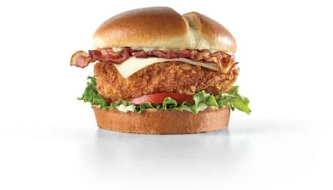 Slim Chickens Chicken Club Sandwich Nutrition Facts
