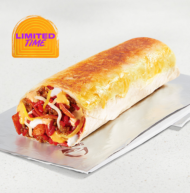 Taco Bell Fritos Flamin' Hot Grilled Cheese Burrito Nutrition Facts