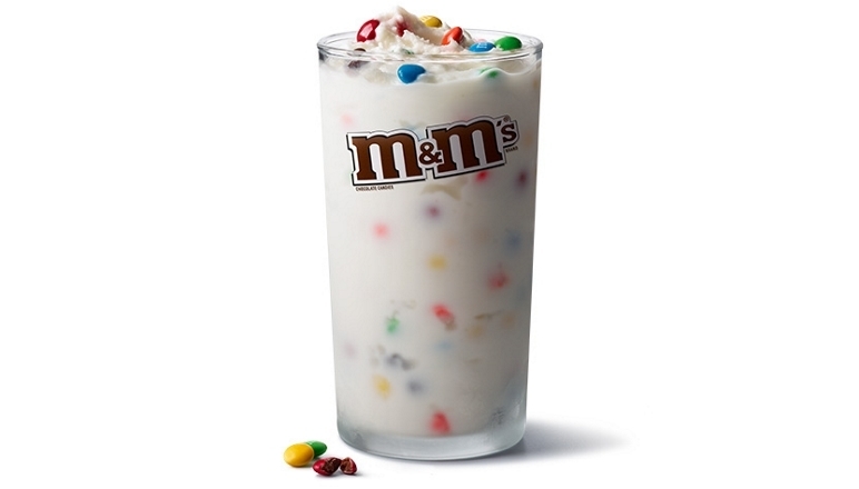 McDonald's Snack Size McFlurry w/ M&M's Candies Nutrition Facts