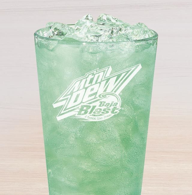 Taco Bell Diet Mountain Dew Baja Blast Nutrition Facts