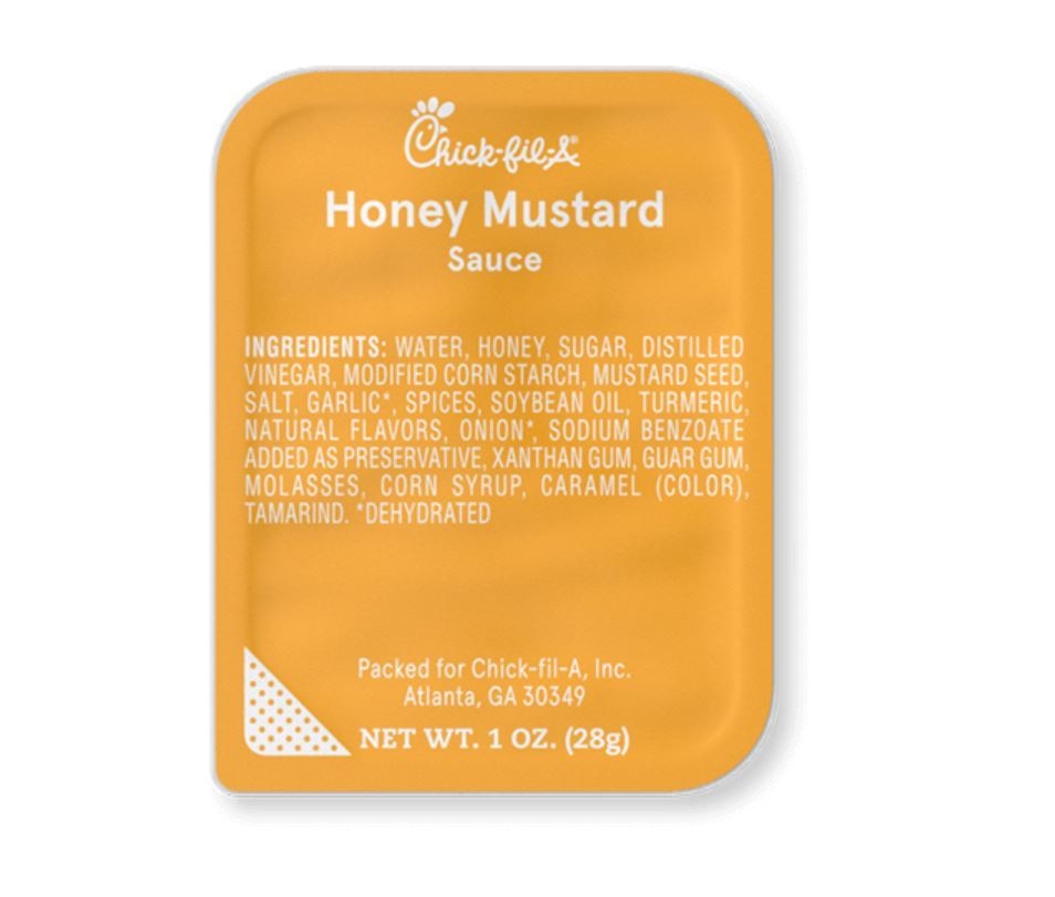 Chick-fil-A Honey Mustard Sauce Nutrition Facts