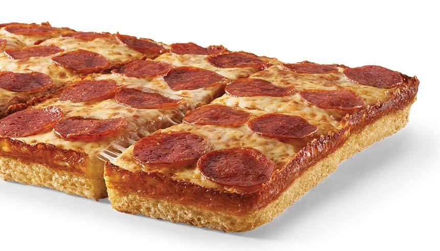 Little Caesars Pepperoni Detroit Style Deep Dish Pizza Nutrition Facts