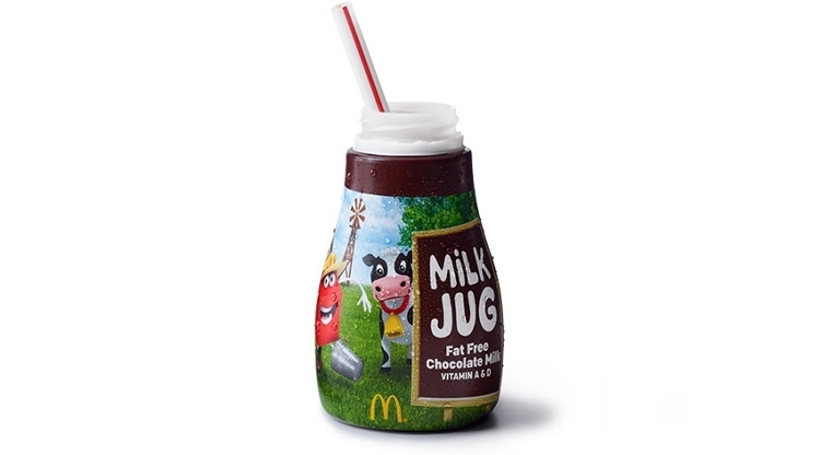 McDonald's Fat Free Chocolate Milk Jug Nutrition Facts