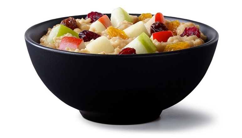 McDonald's Fruit & Maple Oatmeal w/o Brown Sugar Nutrition Facts