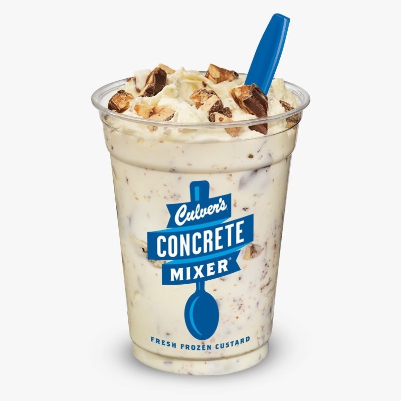 Culvers Vanilla Snickers Concrete Mixer Nutrition Facts