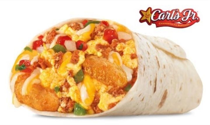 Carl's Jr Chorizo & Egg Burrito Nutrition Facts