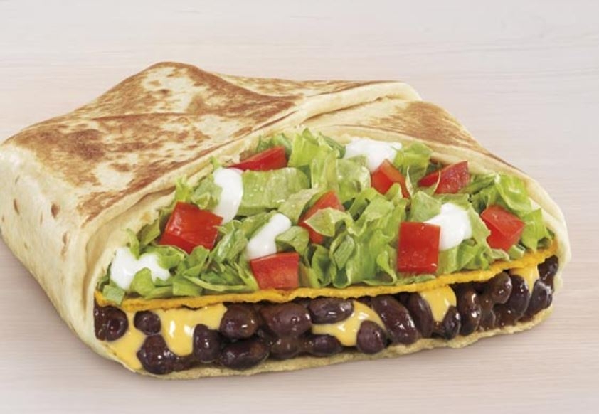 Taco Bell Black Bean Crunchwrap Supreme Nutrition Facts