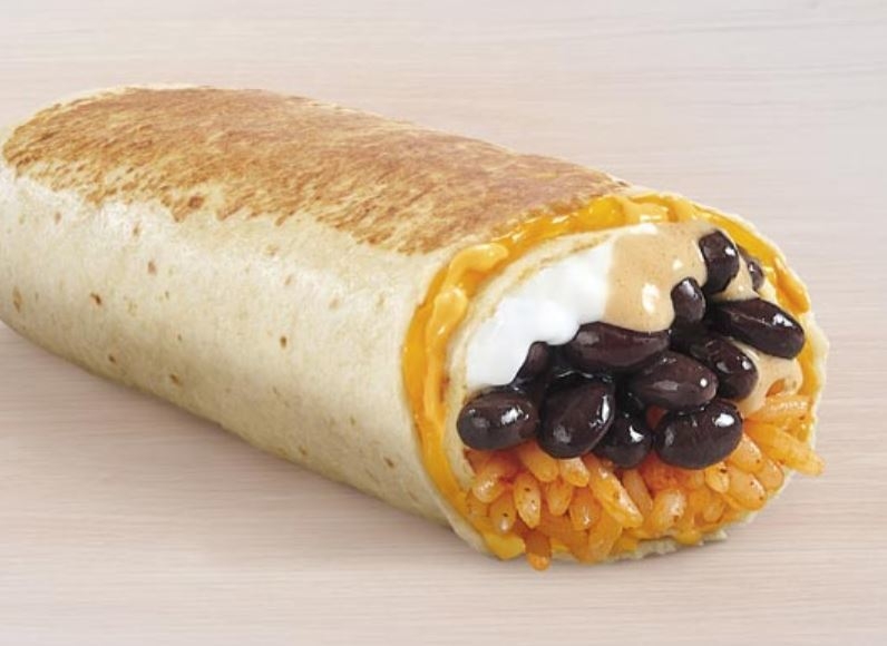 Taco Bell Black Bean Quesarito Nutrition Facts