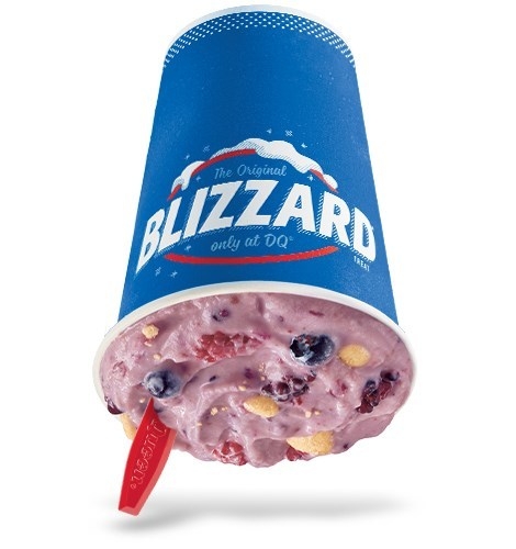Dairy Queen Harvest Berry Pie Blizzard Nutrition Facts