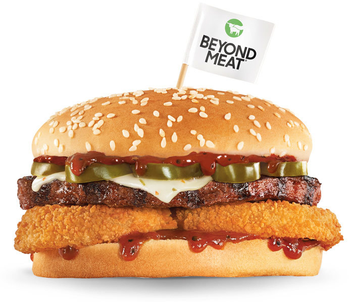 Carl's Jr Spicy Beyond BBQ Cheeseburger Nutrition Facts