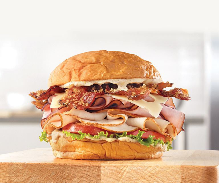 Arby's Brown Sugar Bacon Half Pound Club Sandwich Nutrition Facts