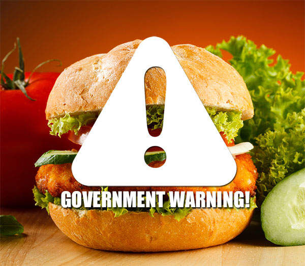 Your Next Fast Food Meal Might Come With A Government Warning