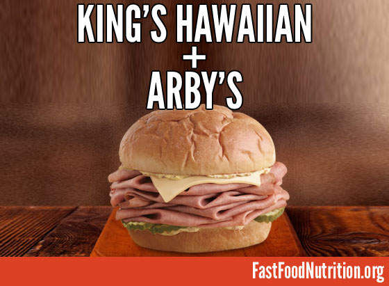 Arby's King's Hawaiian Roast Beef Nutrition