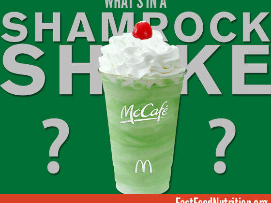 What's in a McDonald's Shamrock Shake?