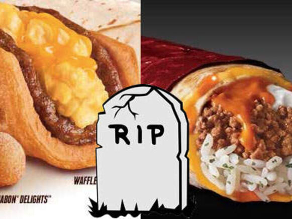 Taco Bell Discontinues the Sriracha Quesarito and Waffle Tacos