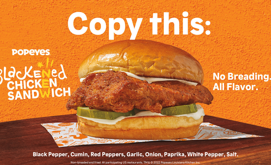 Is the Popeyes Blackened Chicken Sandwich Healthier than the Original?