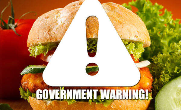 Your Next Fast Food Meal Might Come With A Government Warning 