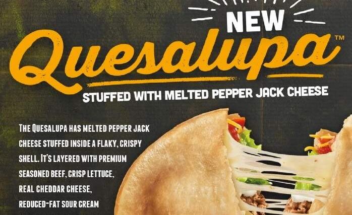 Taco Bell Quesalupa Nutrition Facts