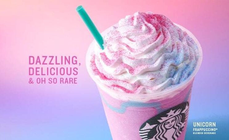 Starbucks Unicorn Frappuccino Calories and Weight Watchers Points