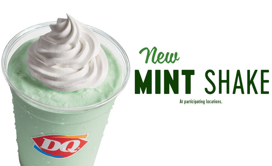 Dairy Queen Releases A Mint Shake