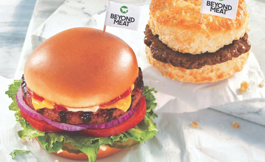 Get a free Beyond Meat Item at Carl's Jr and Hardees with Drink Purchase on Feb 3